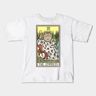 The Empress Toad Tarot Kids T-Shirt